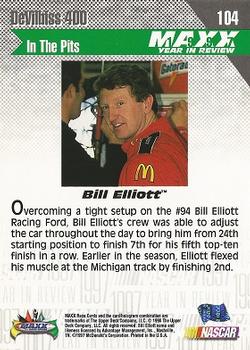 1998 Maxx 1997 Year In Review #104 Bill Elliott Back