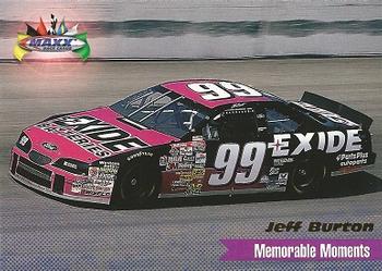 1998 Maxx 1997 Year In Review #115 Jeff Burton Front