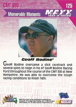 1998 Maxx 1997 Year In Review #125 Geoff Bodine Back