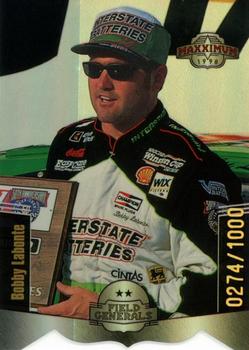 1998 Maxximum - Field Generals Two Star #**12 Bobby Labonte Front