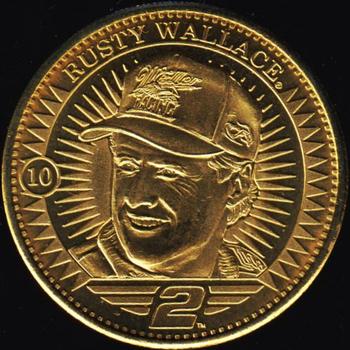 1998 Pinnacle Mint Collection - Coins #10 Rusty Wallace Front