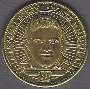 1998 Pinnacle Mint Collection - Coins: Gold Plate #06 Bobby Labonte Front