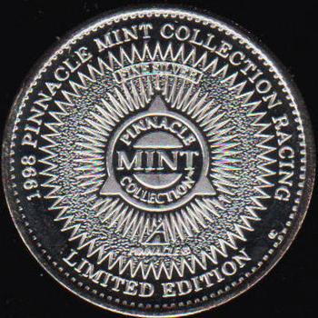 1998 Pinnacle Mint Collection - Coins: Fine Silver (Solid Silver) #08 Ted Musgrave Back