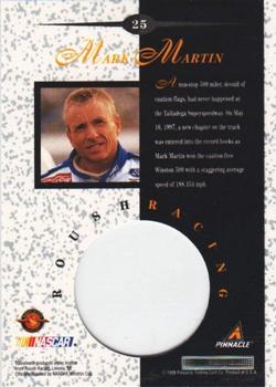 1998 Pinnacle Mint Collection - Die Cuts #25 Mark Martin Back
