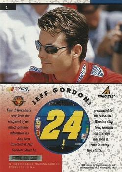 1998 Pinnacle Mint Collection - Gold Team #1 Jeff Gordon Back