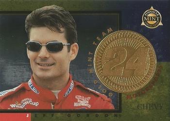 1998 Pinnacle Mint Collection - Gold Team #1 Jeff Gordon Front