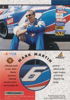 1998 Pinnacle Mint Collection - Gold Team #2 Mark Martin Back