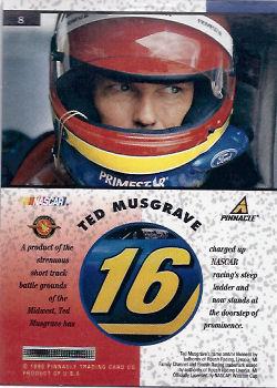 1998 Pinnacle Mint Collection - Silver Team #8 Ted Musgrave Back