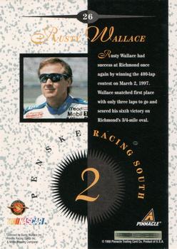 1998 Pinnacle Mint Collection - Silver Team #26 Rusty Wallace Back