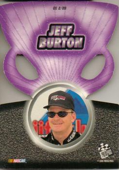 1998 Press Pass - Cup Chase Die Cut Prizes #CC 2 Jeff Burton Back