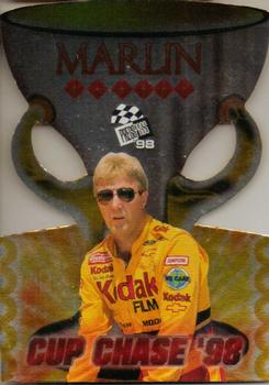 1998 Press Pass - Cup Chase Die Cut Prizes #CC 13 Sterling Marlin Front