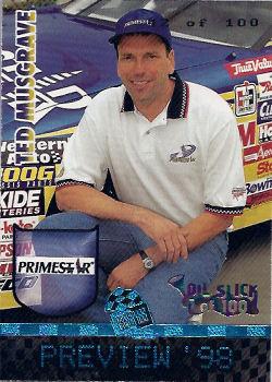 1998 Press Pass - Oil Slicks #62 Ted Musgrave Front