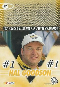 1998 Press Pass - Oil Slicks #87 Hal Goodson Back