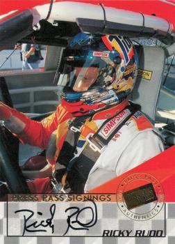 1998 Press Pass - Signings #5 Ricky Rudd Front