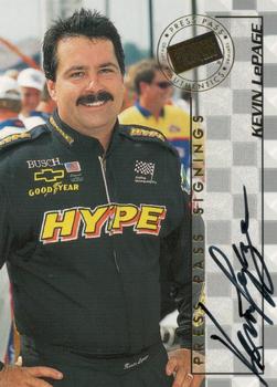 1998 Press Pass - Signings #36 Kevin Lepage Front