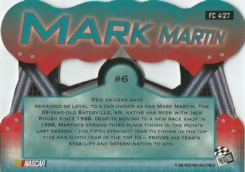 1998 Press Pass Premium - Flag Chasers #FC 4 Mark Martin Back