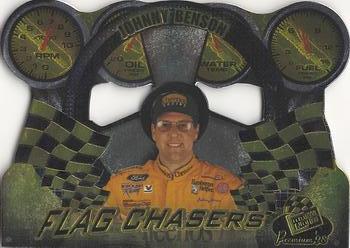 1998 Press Pass Premium - Flag Chasers #FC 11 Johnny Benson Front