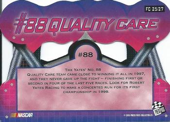 1998 Press Pass Premium - Flag Chasers #FC 25 Dale Jarrett's Car Back