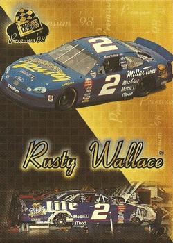 1998 Press Pass Premium - Reflectors #14 Rusty Wallace's Car Front