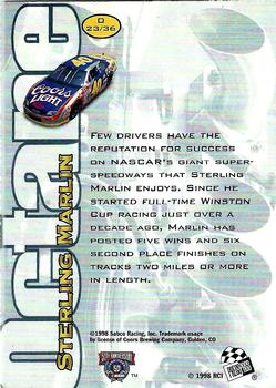 1998 Press Pass Stealth - Octane #O 23 Sterling Marlin Back