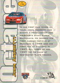 1998 Press Pass Stealth - Octane #O 1 John Andretti Back