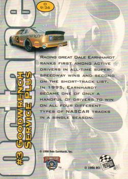1998 Press Pass Stealth - Octane #O 9 Dale Earnhardt's Car Back