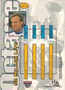 1998 Press Pass Stealth - Octane #O 36 Rusty Wallace's Car Back