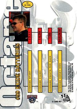 1998 Press Pass Stealth - Octane Die Cuts #O 6 Jeff Burton's Car Back