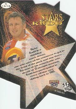 1998 Press Pass Stealth - Stars Die Cuts #N 15 Ricky Rudd Back