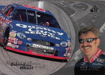 1998 SP Authentic - Behind the Wheel #BW2 Dale Jarrett Front