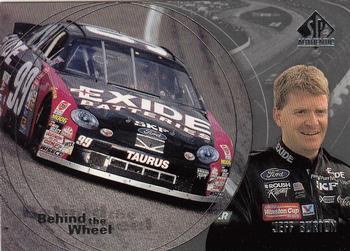 1998 SP Authentic - Behind the Wheel #BW4 Jeff Burton Front