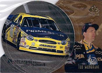 1998 SP Authentic - Behind the Wheel Die Cuts #BW11 Ted Musgrave Front