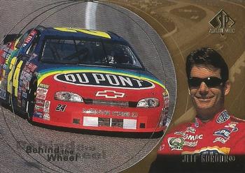 1998 SP Authentic - Behind the Wheel Gold #BW1 Jeff Gordon Front