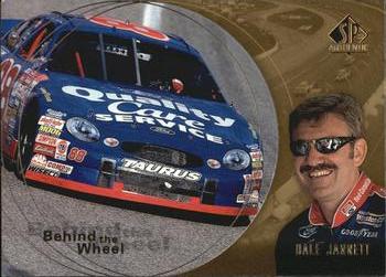 1998 SP Authentic - Behind the Wheel Gold #BW2 Dale Jarrett Front