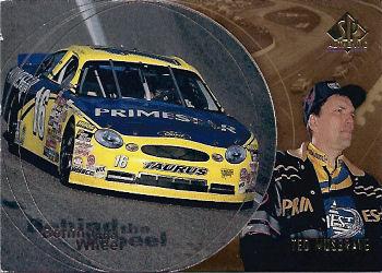 1998 SP Authentic - Behind the Wheel Gold #BW11 Ted Musgrave Front