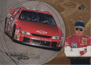 1998 SP Authentic - Behind the Wheel Gold #BW18 Ricky Craven Front