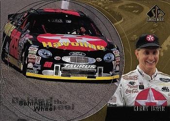 1998 SP Authentic - Behind the Wheel Gold #BW19 Kenny Irwin Jr. Front