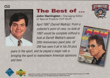 1998 Upper Deck Road to the Cup - Cover Story #CS3 Darrell Waltrip Back