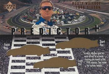 1998 Upper Deck Victory Circle - Predictor Plus #P+2 Rusty Wallace Front