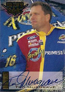 1998 Wheels High Gear - Autographs #NNO Ted Musgrave Front