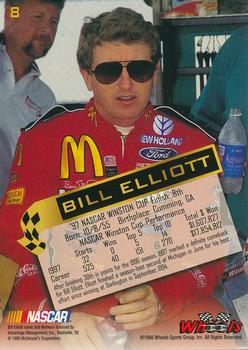 1998 Wheels High Gear - First Gear #8 Bill Elliott Back