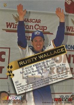 1998 Wheels High Gear - First Gear #9 Rusty Wallace Back