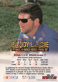 1998 Wheels High Gear - MPH #37 Randy LaJoie Back