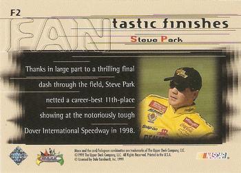 1999 Maxx - FANtastic Finishes #F2 Steve Park's Car Back