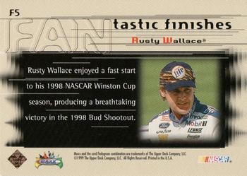1999 Maxx - FANtastic Finishes #F5 Rusty Wallace's Car Back