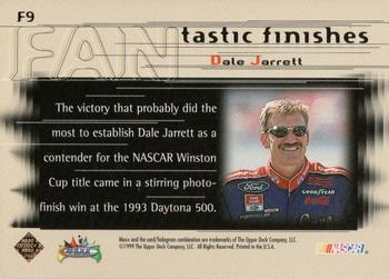 1999 Maxx - FANtastic Finishes #F9 Dale Jarrett's Car Back