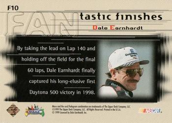 1999 Maxx - FANtastic Finishes #F10 Dale Earnhardt's Car Back
