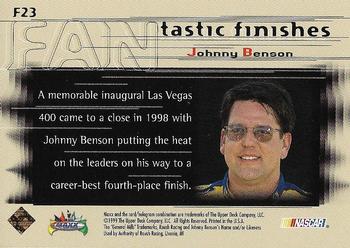 1999 Maxx - FANtastic Finishes #F23 Johnny Benson's Car Back