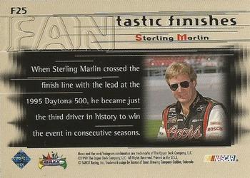 1999 Maxx - FANtastic Finishes #F25 Sterling Marlin's Car Back