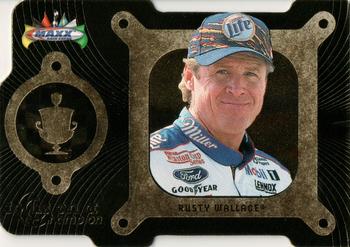 1999 Maxx - Focus on a Champion Gold #FC 7 Rusty Wallace Front
